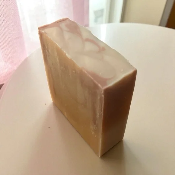 Goat Milk Soap- Cinnamon Roll Hand Crafted Bar - Picture 2 of 2